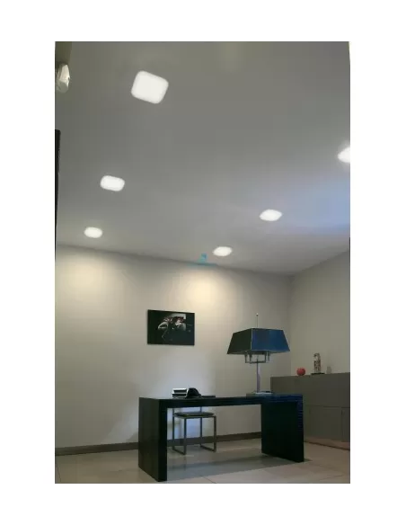 Buzzi & Buzzi 6177.00 Zoom square recessed light 2x42w white