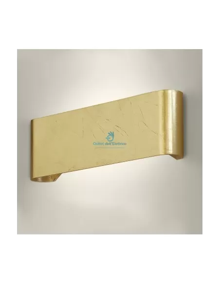 Lam Export 4532/1AG Gold Leaf Wall Lamp E27