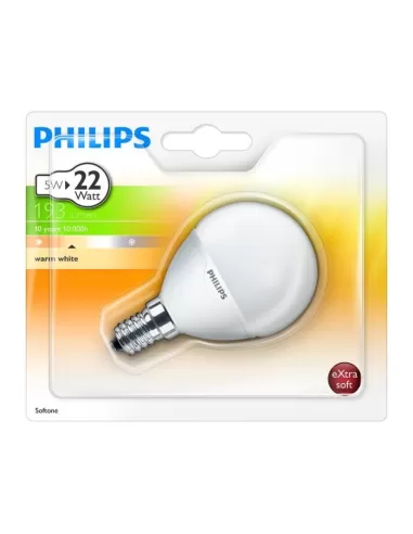 Philips S10YSF5E14B1 Soft es 5w ww e14 t45 1bc/6