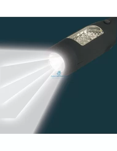 VELAMP IS470 Lampada da Lavoro, 1 più 15 LED Ricaricabile