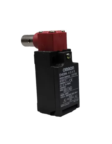 Omron D4DH-45AS Safety Limit Switch, Hinge, 1NO, 1NC, Slow Shaft