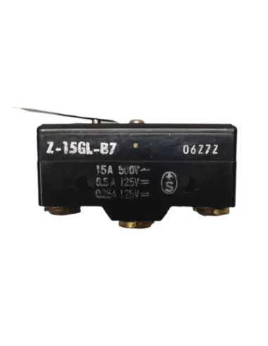 Micro-interrupteur de fin de course Omron z15glb7, 1 contact, SC 15 A, 250 V CA