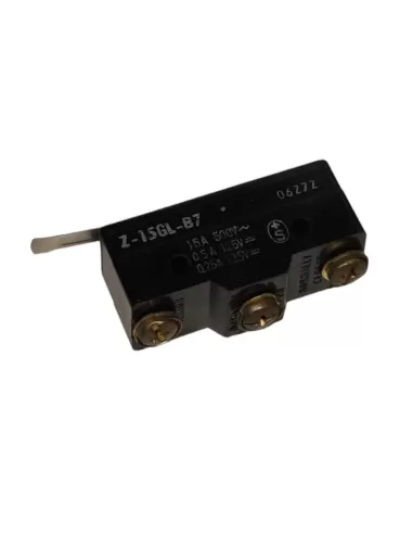 Omron z15glb7 micro limit switch 1 contact in sc 15a 250vac