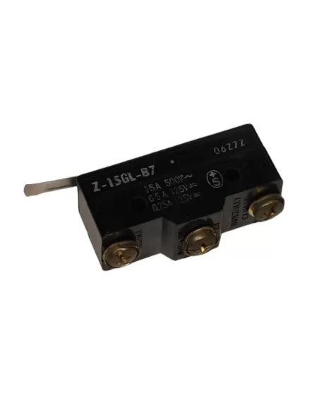 Omron z15glb7 micro limit switch 1 contact in sc 15a 250vac