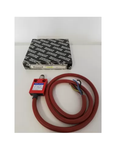 Interrupteur de fin de course à bouton-poussoir à galet Honeywell 24ce2-s1b, 1NC/1NO, SPDT, 250 VCA, action lente, câble de 1 m