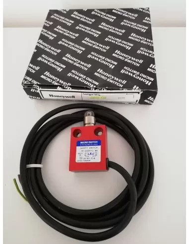 Interrupteur de fin de course de sécurité à plongeur à galet Honeywell 24ce2-y2a 5 A 250 Vca avec câble