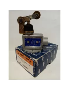 Interrupteur de fin de course à levier à galet métallique Honeywell BZV-2RN2, 15 A, 125-480 V CA, avec embase de montage