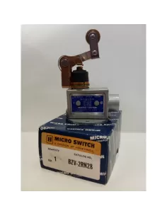 Interrupteur de fin de course à levier à galet métallique Honeywell BZV-2RN28, 15 A, 125-480 V CA, avec embase de montage