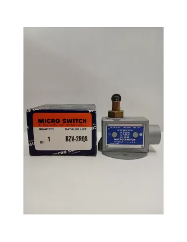 Interrupteur de fin de course à piston à rouleaux Honeywell BZV-2RQ8 15 A 125-480 V CA avec embase de montage