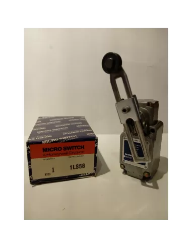 Honeywell 1LS58 Adjustable Front Lever Limit Switch with Nylon Wheel 10A 120-480VAC