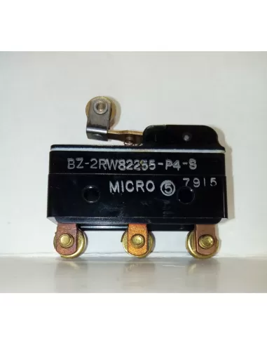 Honeywell bz-2rw82255-p4-s microswitch a leva con rotella 15a 125-480vac no//nc