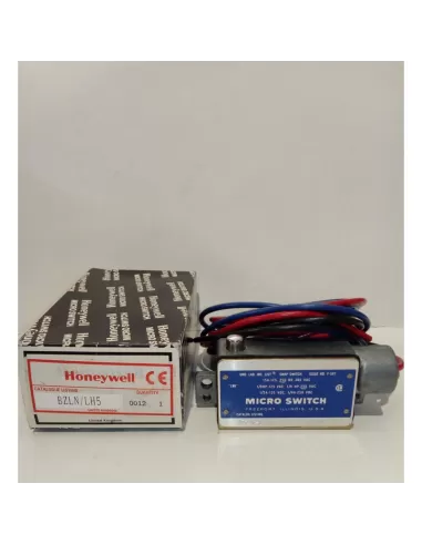 Interrupteur de fin de course précâblé Honeywell BZLN-LH5, 15 A, 125-480 V CA, montage à gauche, câble de 5 m