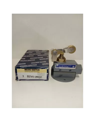 Interrupteur de fin de course à levier à galet Honeywell BZV6-2RQ2 15 A 125-480 V CA