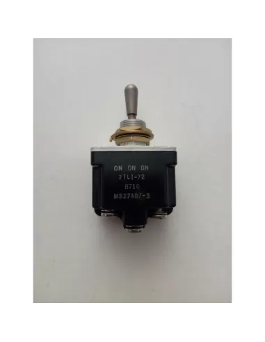 Sélecteur à levier 3 positions Honeywell 2tl1-72 avec retour 10 A 125-277 V CA