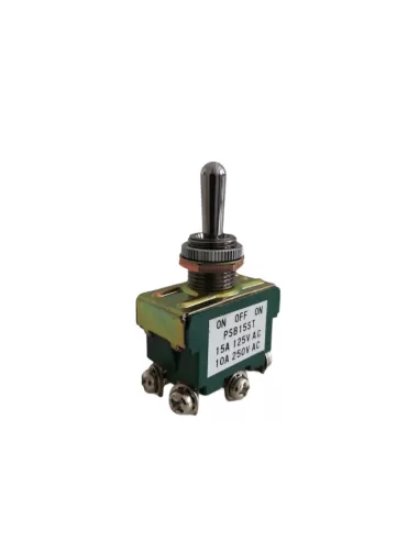 Pantec psb15st on-off-on toggle switch 15a 125//250vac