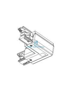 Wiva 41900116 Joint droit pour rail blanc