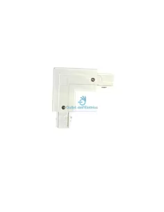 Wiva 41900117 Giunto destro per binario bianco