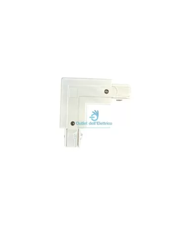 Wiva 41900117 Joint droit pour rail blanc
