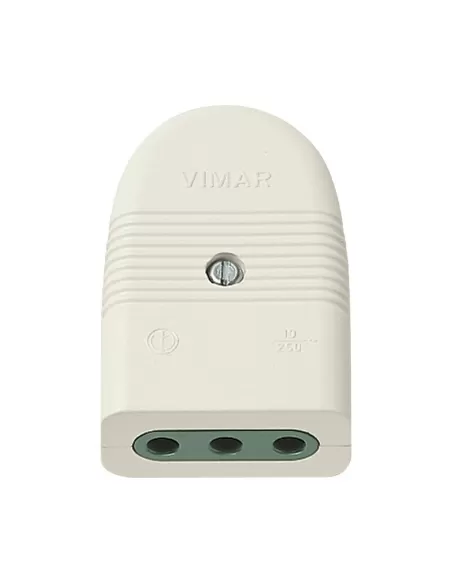 Vimar 01023.B 2P T 10A P11 Toma Axial Blanca