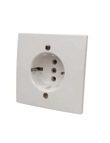 Vimar 06417.B 2P T 16A Prise blanche allemande