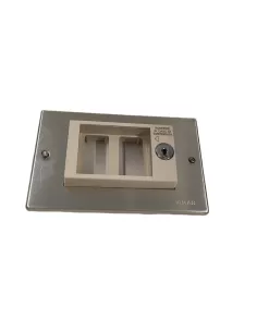 Vimar 08599 Serie 8000 Soporte Especial Con Tornillos De Aluminio Dorado