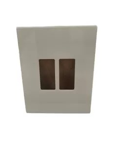 Vimar 08606.A 8000 Series 2-Module Plate Resin Snap Ivory