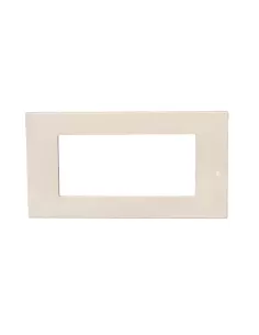 Vimar 08658.Z 8000 Series 4-Module Plate Without Pre-Drillings Resin Snap White