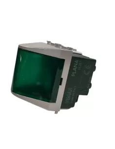 Vimar Plana 14387.V.SL Intermitente Prismático Verde Plata