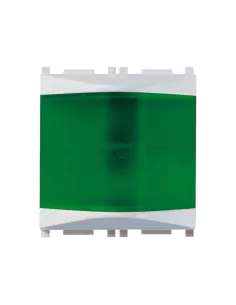 Vimar Plana 14387.V.SL Clignotant prismatique Vert Argent 2