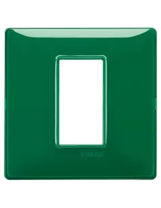 Vimar 14641.47 Placa Plana 1 Módulo Reflex Esmeralda