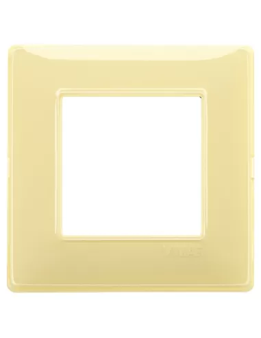 Vimar 14642.46 Plaque de fixation en cèdre à 2 modules, série Vimar Plana