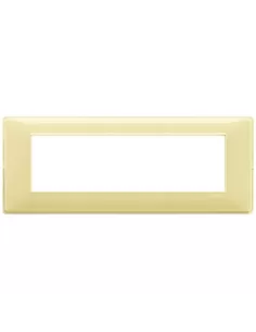 Vimar 14657.46 Placa Plana Reflex Cedro 7 módulos