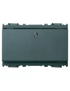 Interruptor iluminado Vimar Idea 16021.G 1P 16Ax 3 módulos gris