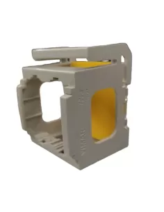 Soporte de 2 módulos Vimar Idea 16727 para carril DIN