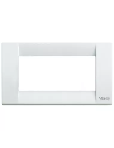Vimar Idea 16734.01 Plaque Classique 4 Modules Blanc