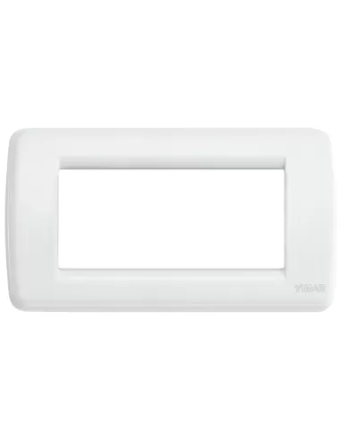 Vimar Idea 16754.01 Placa Rond� 4 Módulos Blanco