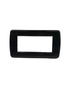 Vimar Idea 16754.11 Plaque ronde 4 modules Noir