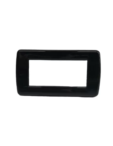 Vimar Idea 16754.11 Plaque ronde 4 modules Noir