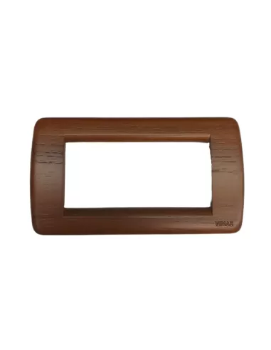 Vimar Idea 16754.57 Rond� Plate 4 Teak Modules