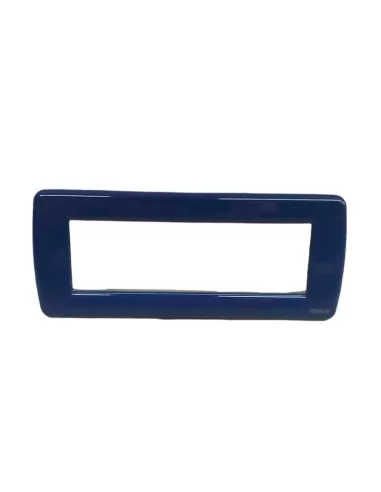 Vimar Idea 16756.12 Placa Rond� 6 Módulos Azul Cobalto
