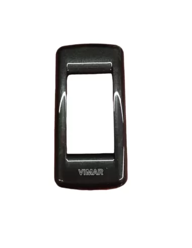 Vimar Idea 16783.23 Plaque ronde 1 module Montage sur panneau Anthracite métallique