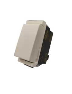 Vimar 17001.B Idea Interruptor Módulo Estrecho 1P 16Ax Blanco compatible solo con soportes de 2 módulos