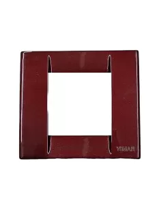 Vimar 17092.25 Idea Classic Plate 1/2 Modules Bordeaux Metallic