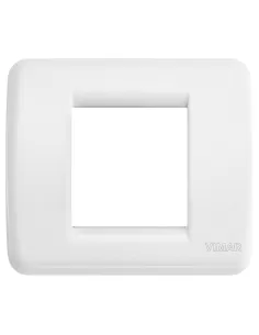 Vimar 17093.01 Idea Placca Rondò 1/2 Moduli Bianco
