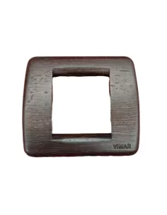 Vimar 17093.56 Idea Rondoò Plate 1/2 Modules Wengè