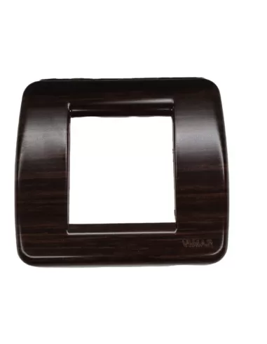 Vimar 17098.44 Idea Placca Rond� 1/2 Moduli Palissandro