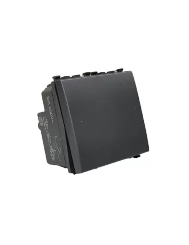 Vimar 20008.2 1P No 10A 2 Module Push Button Grey