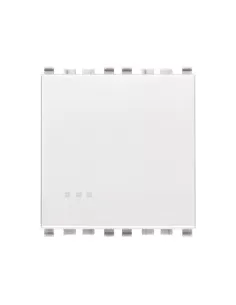 Vimar 20008.2.B 1P N° 10A 2 Module Bouton-poussoir blanc