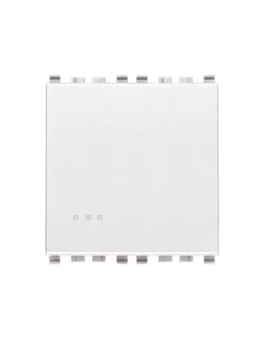 Vimar 20008.2.B 1P No 10A 2 Module White Push Button