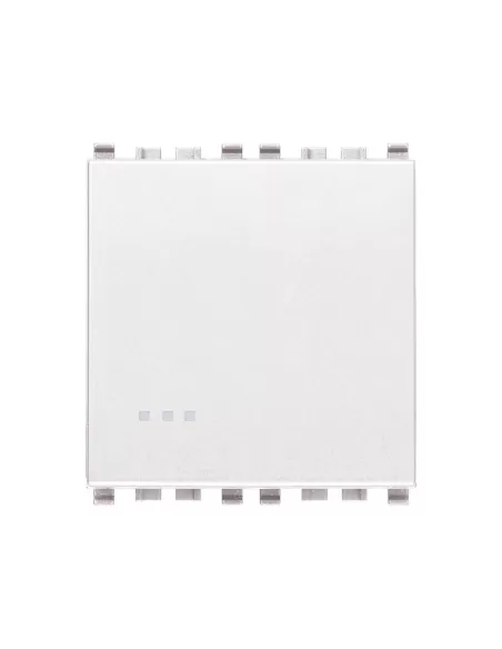 Vimar 20008.2.B 1P N° 10A 2 Module Bouton-poussoir blanc